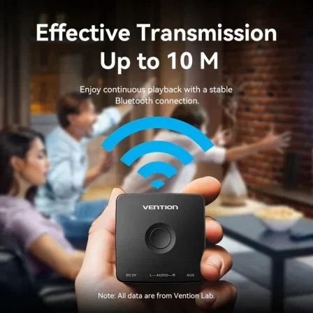 RECEPTOR AUDIO INALAMBRICO NEGRO VENTION